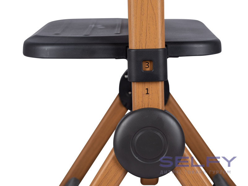 Прикроватная кроватка и стульчик для ребенка Nest & Feed 2 в 1 FreeON, grey, Фото 5