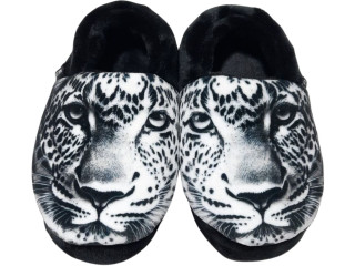 Тапочки Memory Waldi Home 28-37 чорні, леопард