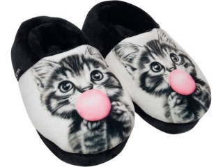 Тапочки Memory Waldi Home 28-37 чорні, котик