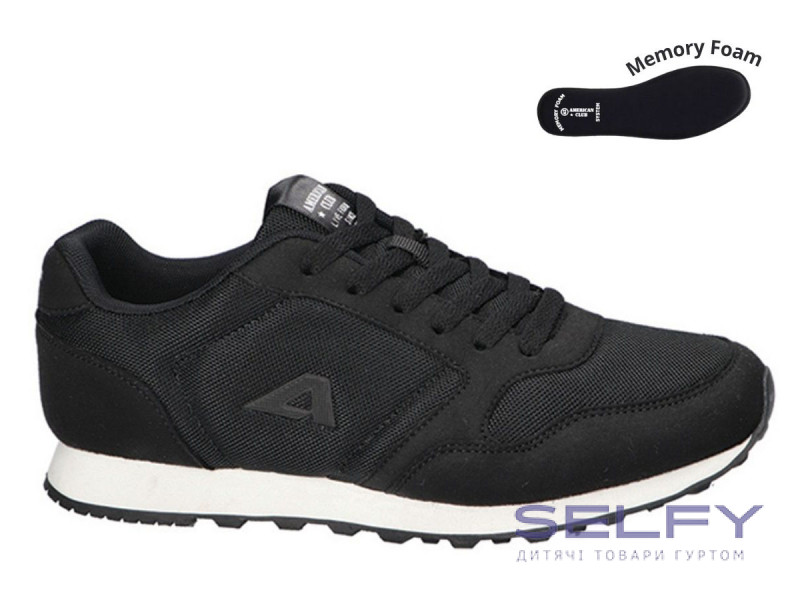 Кросівки  American Club WT 134 чорний 47-49, Фото 1