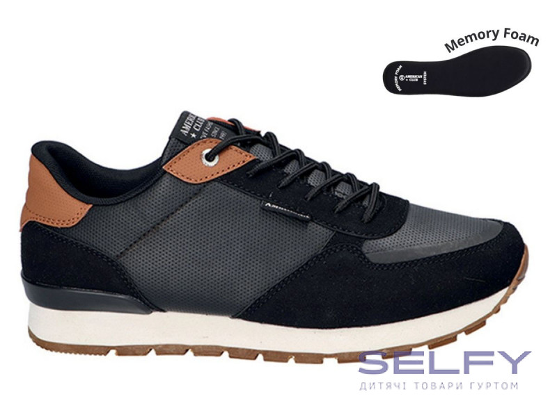 Кроссовки American Club FH 73/24 черный 41-46, Фото 1