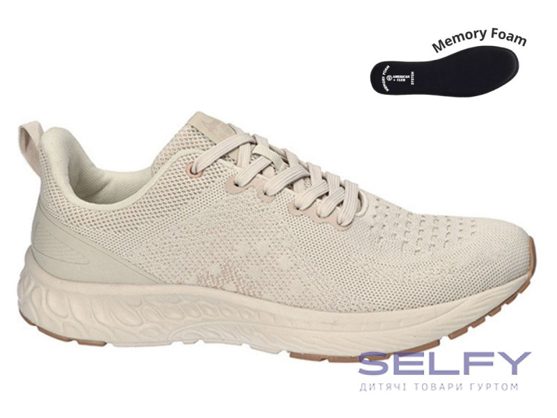 Кроссовки American Club WT 205/24 бежевый 41-46, Фото 1