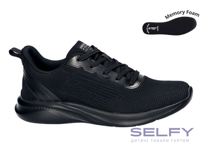 Кросівки  American Club HA 69/24 чорний 41-46, Фото 1