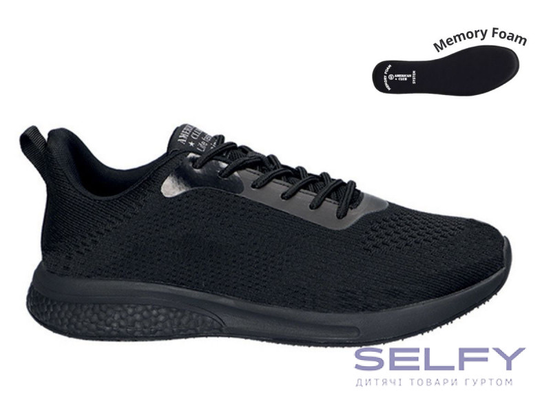 Кросівки  American Club RD 17/24 чорний 41-45, Фото 1