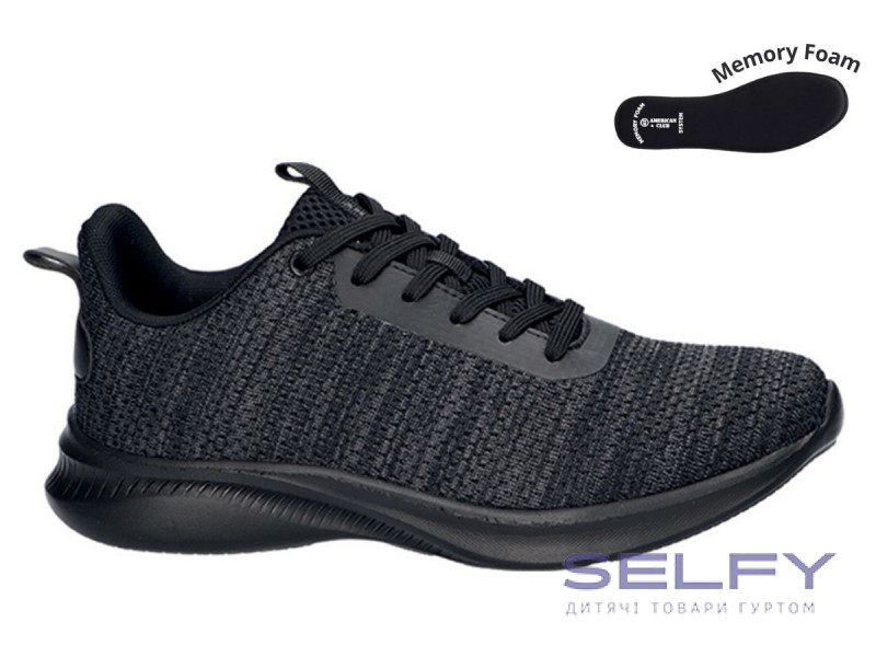 Кроссовки American Club HA 70/24 черный 41-46, Фото 1