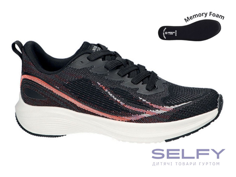 Кросівки American Club HA 76/24 чорний 36-41, Фото 1