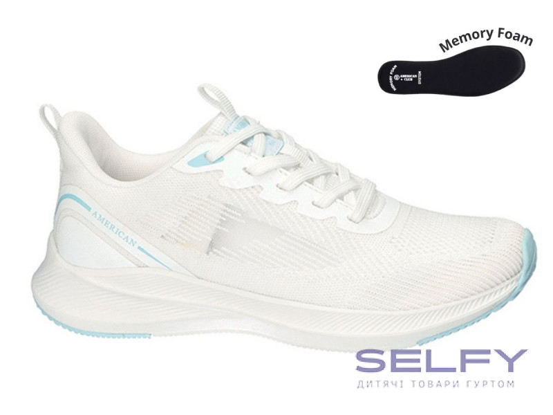 Кроссовки American Club HA 72/24 белый 36-41, Фото 1