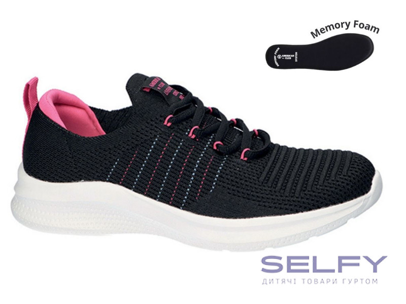 Кросівки American Club WT 209/24 чорний 36-41, Фото 1