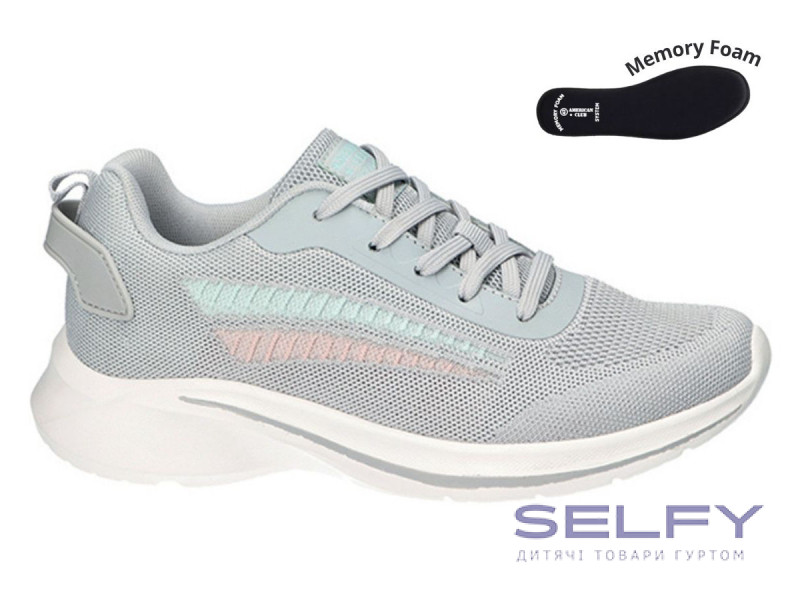 Кросівки American Club HA 73/24 сірий 36-41, Фото 1