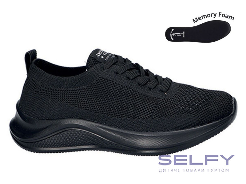 Кроссовки American Club FH 76/24 черный 36-41, Фото 1