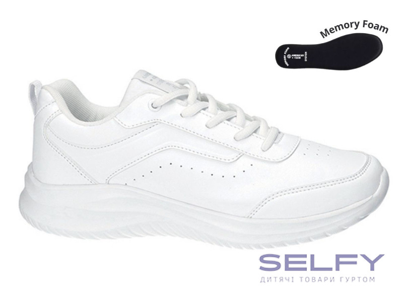 Кросівки American Club WT 208/24 білий 36-41, Фото 1