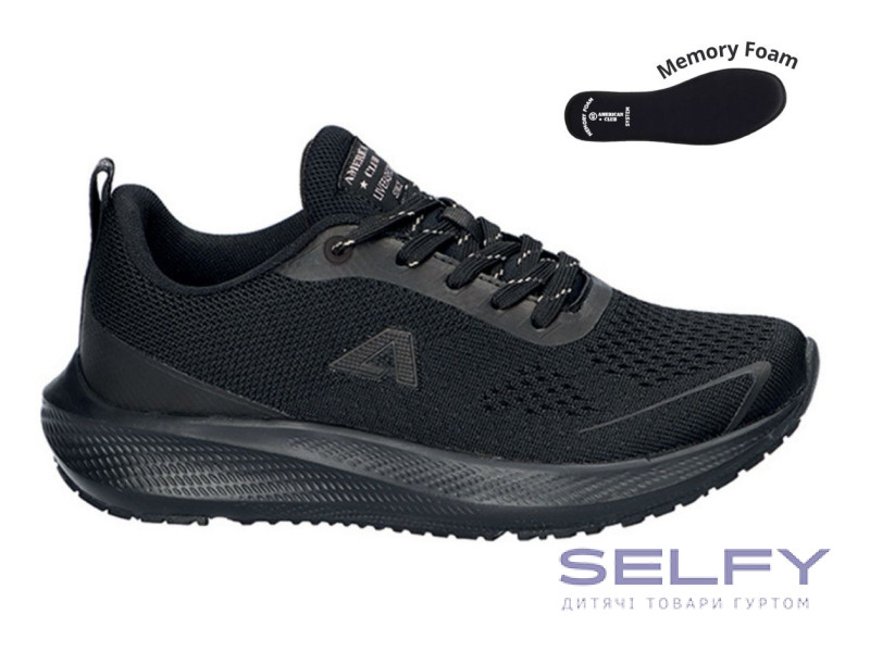 Кроссовки American Club RL 135/24 черный 36-41, Фото 1