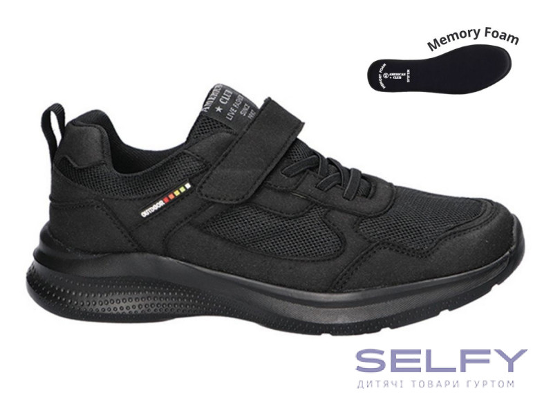 Кросівки American Club WT 150 чорний 37-41, Фото 1