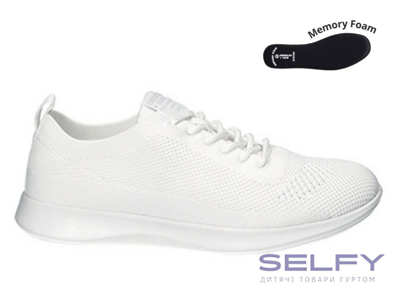 Кросівки American Club AA 42/24 білий 32-36 (212/25), Фото 1