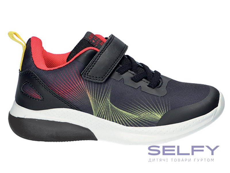 Кросівки American Club ES 123 чорний 23-28, Фото 1