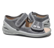 Єва 23-30 сіра, квіти по-розмірно