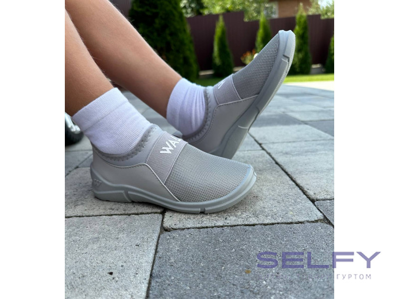 Кроссовки 02 26-31 серые удвоенные 28 и 29р, Фото 1