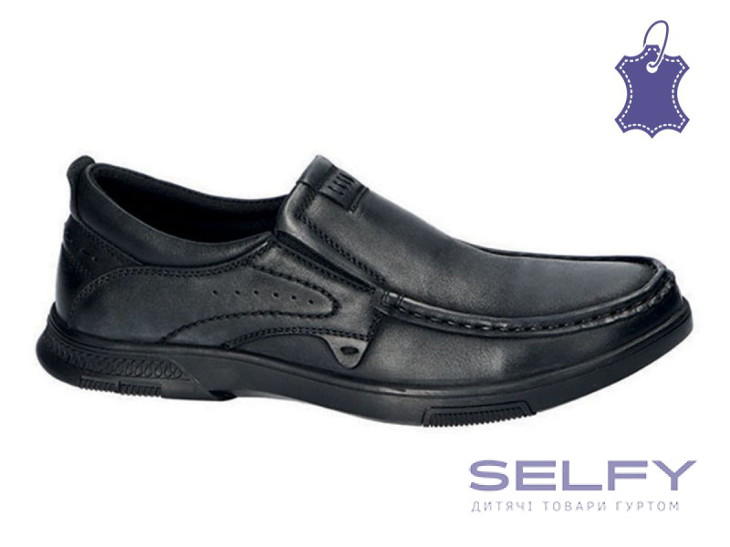 Туфли КОЖА American Club CY 77 черный 41-45, Фото 1