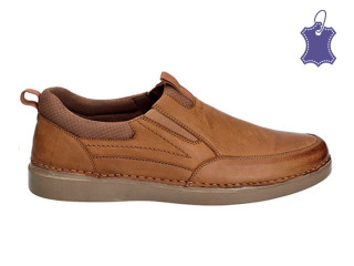 Туфлі ШКІРА American Club CY 105 коричневий 41-45