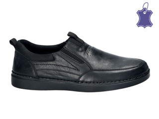 Туфлі ШКІРА American Club CY 105 чорний 41-45 (361/25)