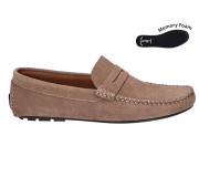 Мокасины КОЖА American Club CY 117 бежевые 41-45