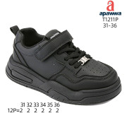Кросівки дитячі Apawwa T1211P black 31-36