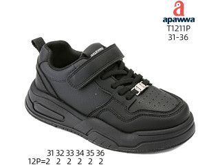 Кросівки дитячі Apawwa T1211P black 31-36