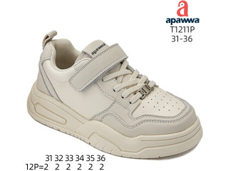 Кроссовки детские Apawwa T1211P beige 31-36