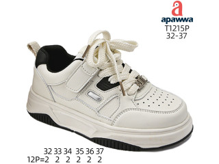 Кросівки дитячі Apawwa T1215P black-white 32-37
