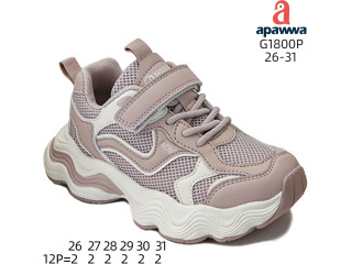 Кроссовки детские Apawwa G1800P pink 26-31