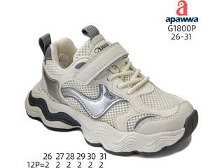 Кросівки дитячі  Apawwa G1800P white 26-31