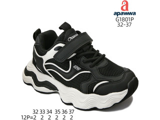 Кроссовки детские Apawwa G1801P black 32-37