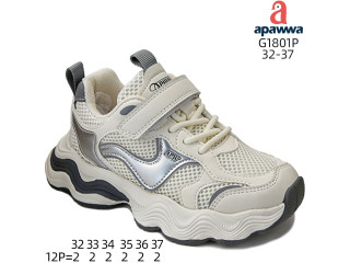 Кроссовки детские Apawwa G1801P white 32-37