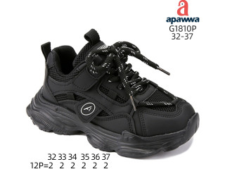 Кросівки дитячі  Apawwa G1810P black 32-37