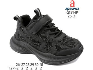 Кросівки дитячі  Apawwa G1814P black 26-31