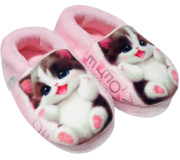 Тапочки Memory Waldi Home 24-34 рожеві, котик love