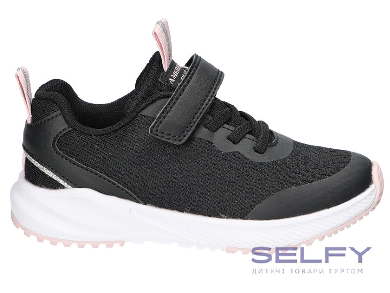 Кроссовки American Club RL 160 черно-розовый 32-36, Фото 1