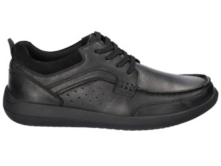 Туфлі ШКІРА American Club CY 138 чорний 41-45 (358/25)