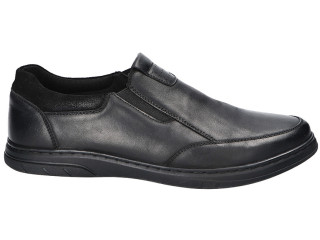 Туфлі ШКІРА American Club CY 139 чорний 41-45 (360/25)