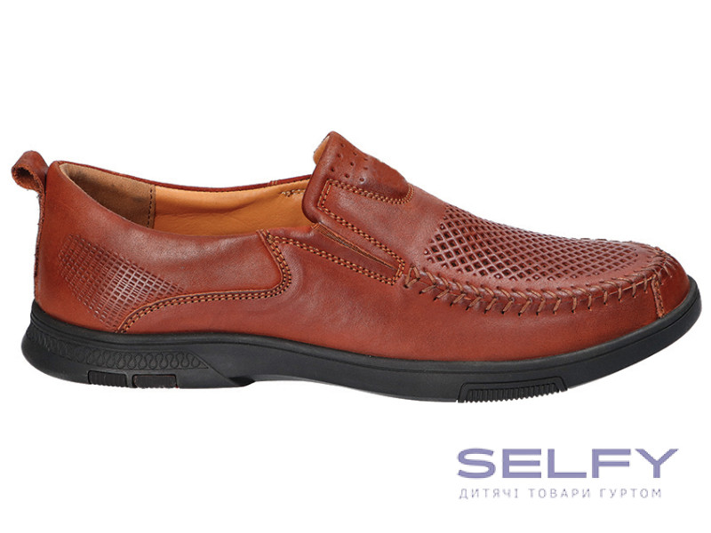 Туфлі ШКІРА American Club CY 140 коричневий 41-45, Фото 1