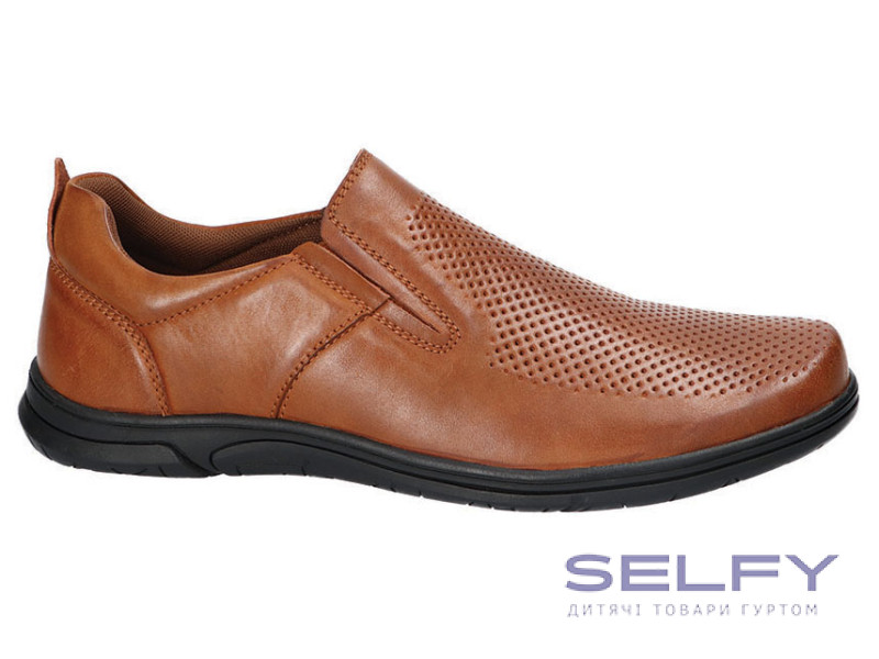 Туфли КОЖА American Club CY 141 коричневый 41-45, Фото 1