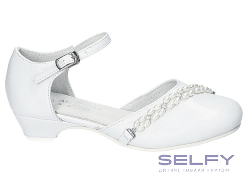 Туфлі святкові American Club KOM 39/24 білі 36-38, Фото 1