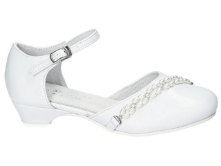 Туфли праздничные American Club KOM 39/24 белые 36-38