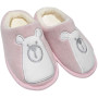 Тапочки Memory Waldi Home 28-37 розовые, мишка