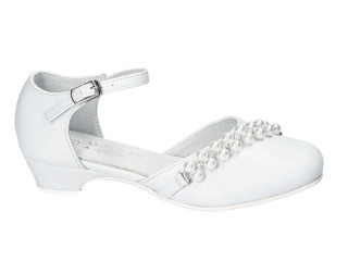 Туфли праздничные American Club KOM 40/24 белые 33-38