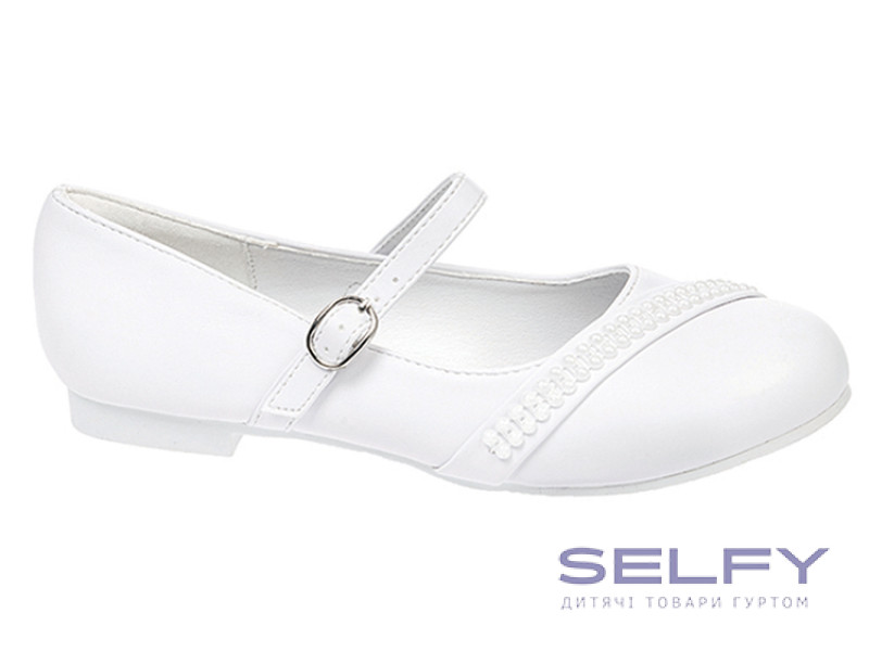 Туфлі святкові American Club KOM 46 білі 33-38, Фото 1