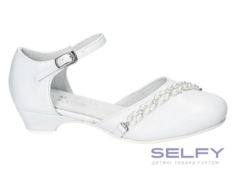 Туфли праздничные American Club KOM 44/24 белые 32-36, Фото 1