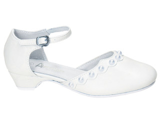 Туфли праздничные American Club KOM 65 белые 32-36