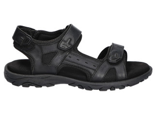 Босоніжки шкіряні чоловічі American Club CY 145 чорний 41-45