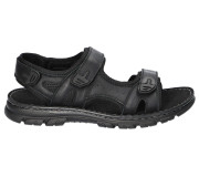 Босоножки кожаные мужские American Club CY 147 черный 41-45